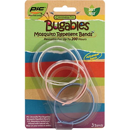 Pic Bugables Mosquito Repellent Wristband - Blue 355759